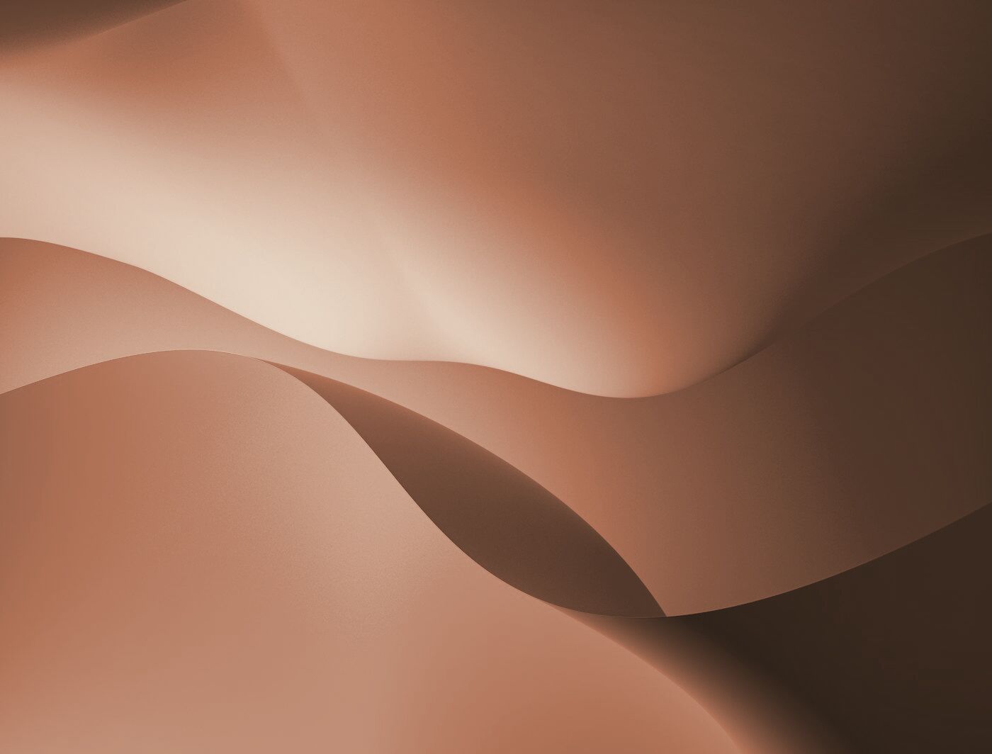 Abstract flowing sculptural form